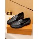 Louis Vuitton LV new fashionable business men's shoes ,Complete set of packaging boxes and receipts