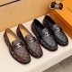 Louis Vuitton LV new fashionable business men's shoes ,Complete set of packaging boxes and receipts