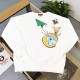  LV Louis Vuitton's new cartoon logo, couple's round neck long sleeved sweatshirt, unisex, original packaging ➕ Original hang tag