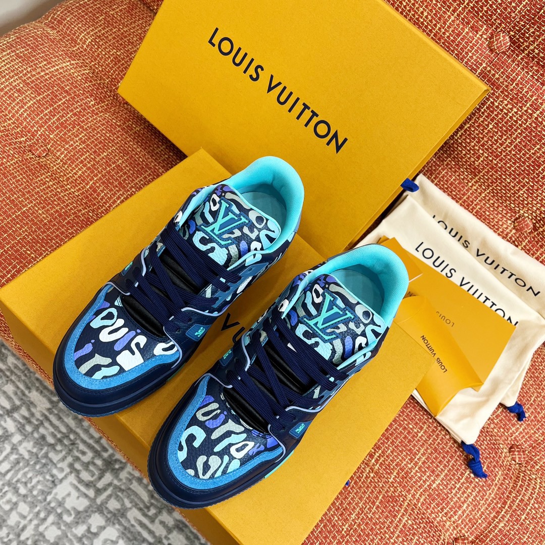 Louis Vuitton LV sneakers, premium quality! Restore authentic products with counter packaging box