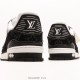 Louis Vuitton LV Trainer official website limited edition retro basketball series sports shoes，With counter packaging box