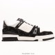 Louis Vuitton LV Trainer official website limited edition retro basketball series sports shoes，With counter packaging box