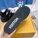 Louis Vuitton LV Trainer official website limited edition retro basketball series sports shoes，With counter packaging box