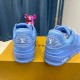 Louis Vuitton LV Trainer official website limited edition retro basketball series sports shoes，With counter packaging box