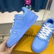 Louis Vuitton LV Trainer official website limited edition retro basketball series sports shoes，With counter packaging box