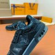 Louis Vuitton LV Trainer official website limited edition retro basketball series sports shoes，With counter packaging box