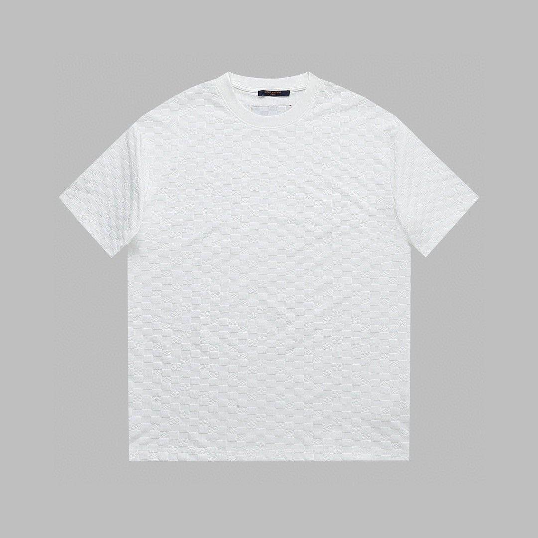 Louis Vuitton LV solid color T-shirt, available in black and white