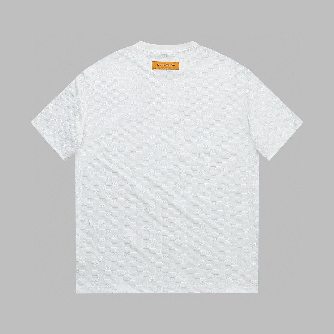 Louis Vuitton LV solid color T-shirt, available in black and white