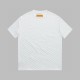 Louis Vuitton LV solid color T-shirt, available in black and white