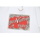 Louis Vuitton LV short sleeved T-shirt with necklace, black and white