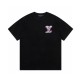 Louis Vuitton LV men's short sleeved T-shirt in black and white