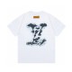 Louis Vuitton LV men's short sleeved T-shirt in black and white