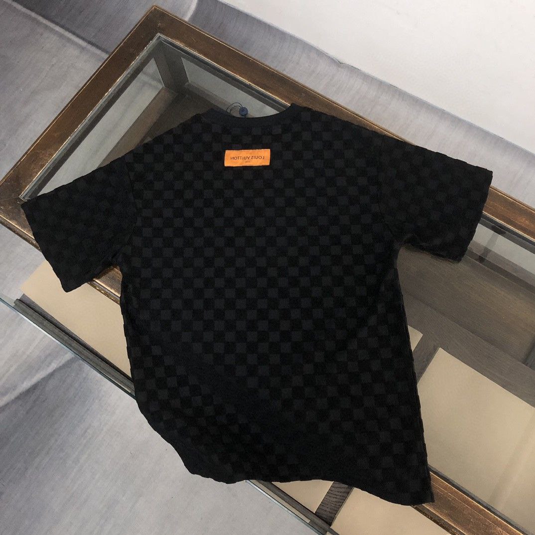 Louis Vuitton LV Men's Checkered Short Sleeve T-shirt, 3 Colors