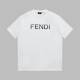 FENDI New High Quality Cotton Round Neck Men's Short sleeved T-shirt