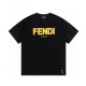 FENDI New High Quality Cotton Round Neck Men's Short sleeved T-shirt