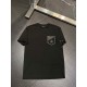 FENDI new original high-quality round neck embroidered men's short sleeved T-shirt