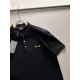 FENDI new original high-quality polo shirt, embroidered men's short sleeved T-shirt