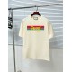 GUCCI 24ss master personally designed trendy brand new printed round neck short sleeved T-shirt, unisex，Couple style