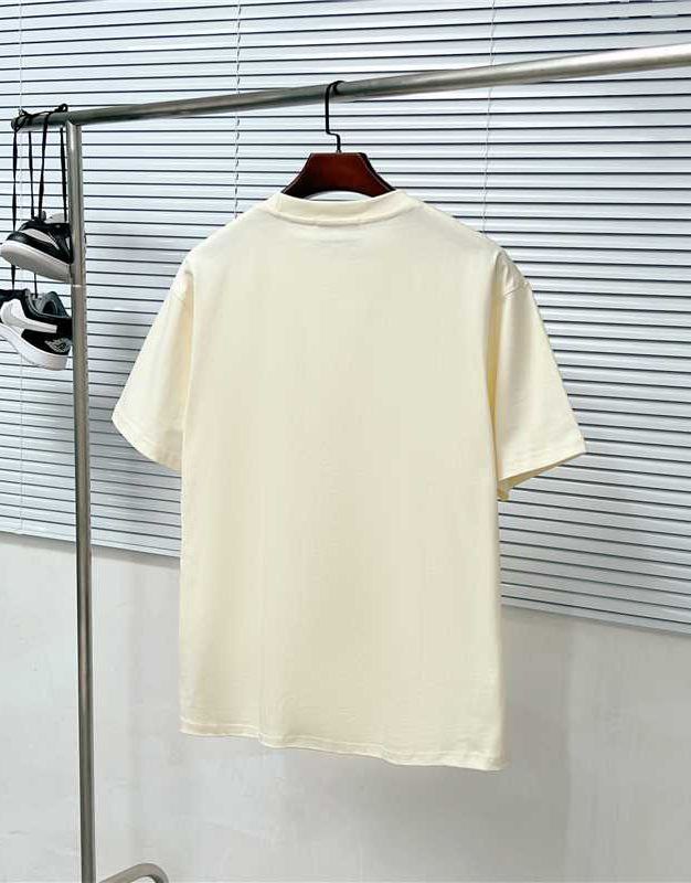 GUCCI 24ss master personally designed trendy brand new printed round neck short sleeved T-shirt, unisex，Couple style