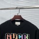 GUCCI new design trendy printed round neck short sleeved T-shirt, unisex, couple style