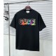 GUCCI new design trendy printed round neck short sleeved T-shirt, unisex, couple style