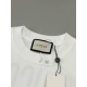 GUCCI's latest top-level version features chest logo embroidery craftsmanship, classic embroidery, couple style