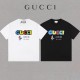 Gucci Mario printed letter versatile short sleeved T-shirt for both men and women, couple style