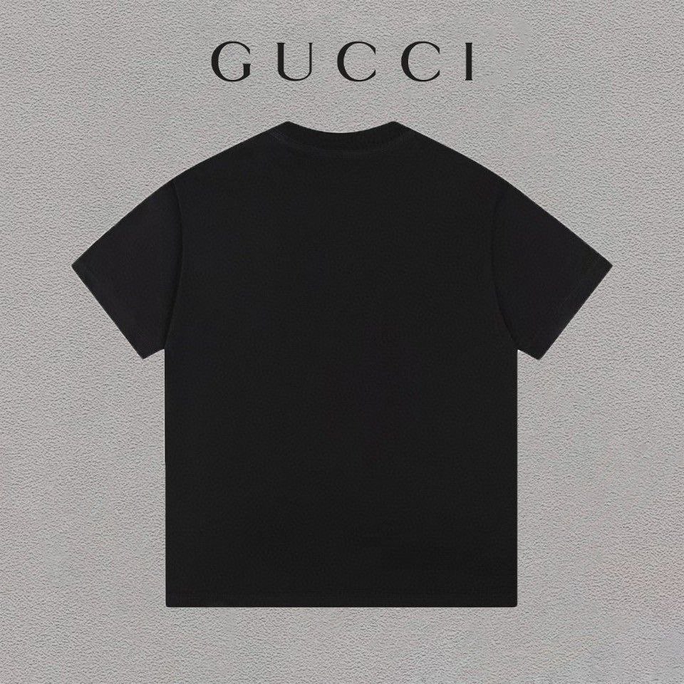 Gucci Mario printed letter versatile short sleeved T-shirt for both men and women, couple style