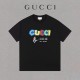 Gucci Mario printed letter versatile short sleeved T-shirt for both men and women, couple style