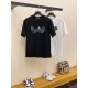 Prada Summer's new counter original series high-end elegant men's top casual business short sleeved round neck T-shirt