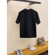 Prada Summer's new counter original series high-end elegant men's top casual business short sleeved round neck T-shirt