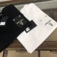 Prada's new counter original series men's top casual business short sleeved round neck T-shirt with real pockets