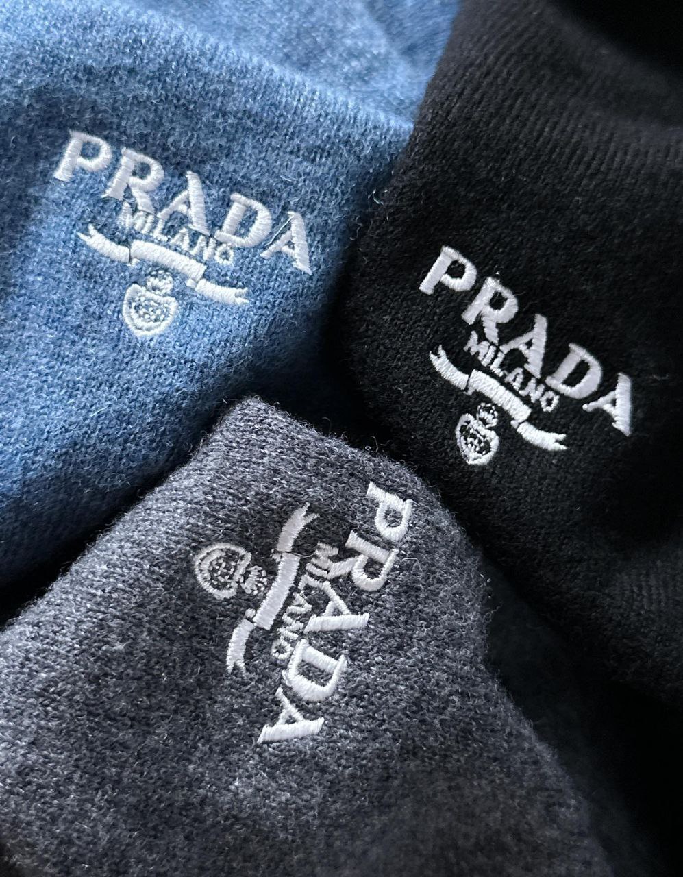 Prada Autumn/Winter New Men's Fashion Brand Cotton Wool Base Sweater, Sweater