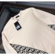 FENDI new style, black and white men's long sleeved sweatshirt