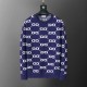 Gucci GG connected sweater, top-notch detail craftsmanship, comfortable fabric touch, synchronized on the official website, perfect color matching, ultra meticulous workmanship R160