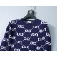 Gucci GG connected sweater, top-notch detail craftsmanship, comfortable fabric touch, synchronized on the official website, perfect color matching, ultra meticulous workmanship R160