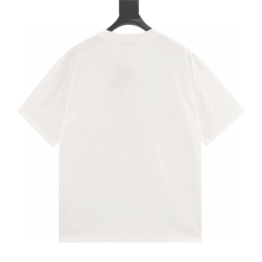 Prada Totem Printed Short Sleeve T-shirt, with a soft and delicate touch, made of 100% cotton, comfortable and breathable, using imported digital printing technology  R95