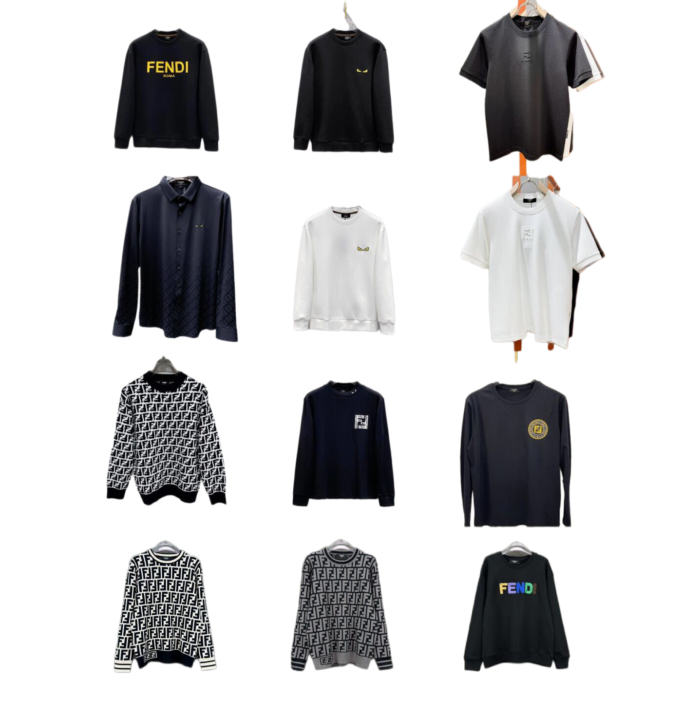 Fendi long sleeved clothes, multiple styles to choose from, different styles with different combinations