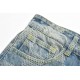 Louis Vuitton jeans, denim jacket, set, optional, checkerboard micro flared pants woven with coarse twill fabric, retro effect, flared pants design R350