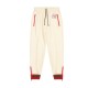 Gucci GG Embroidered Striped Color blocked Pants, with contrasting stripes on both sides of the pant legs and washed looped cotton fabric, versatile and fashionable, suitable for both men and women