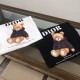 Dior's new short sleeved T-shirt with teddy bear pattern, on sale, comes with full packaging box