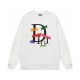 Dior's new colored letter pattern hoodie, available in black and white, comes with a full set of packaging boxes