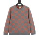 Dior classic GG pattern knitted pullover sweater, designed with full logo printing, exquisite and high-end, soft and comfortable to the touch P280